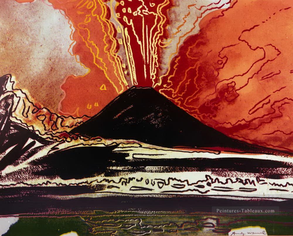 Vesuvius 5 Andy Warhol Oil Paintings